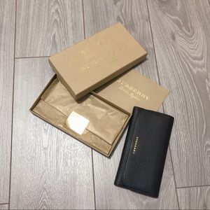 Burberry grainy leather wallet